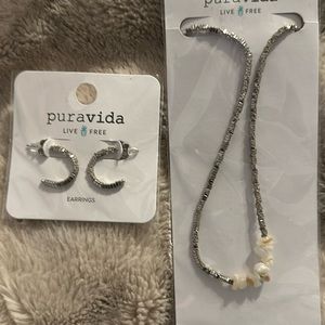 PuraVida Jewelry of the Month Club Tulum earrings and necklace